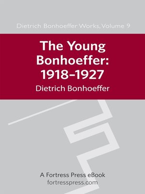 cover image of Young Bonhoeffer DBW Vol 9